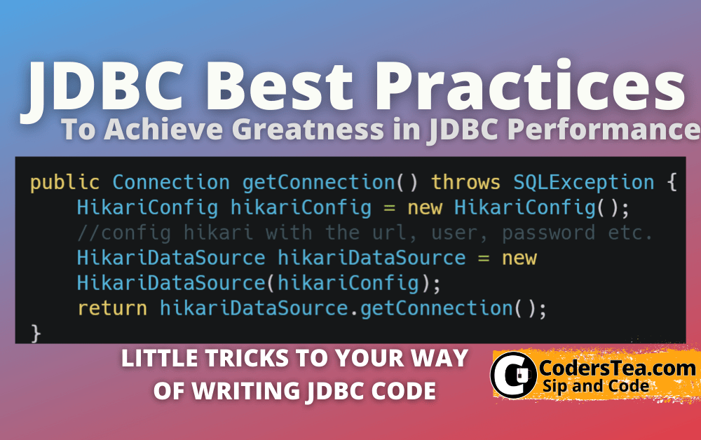 How to Achieve Greatness in JDBC Performance