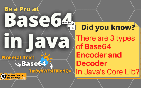 Java Base64: How to Encode and Decode Base64 in Java | CodersTea